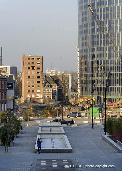 Liège - passerelle sur la Meuse